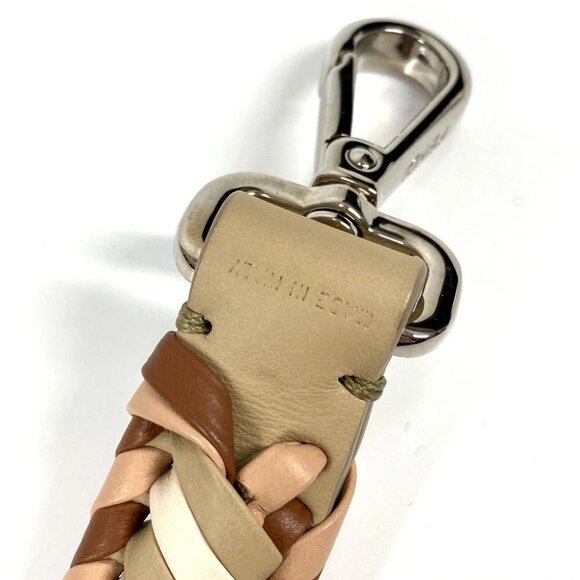 FENDI Strap you Striped Bicolor Bag Accessories Shoulder strap Leather Beige - Picture 4 of 14